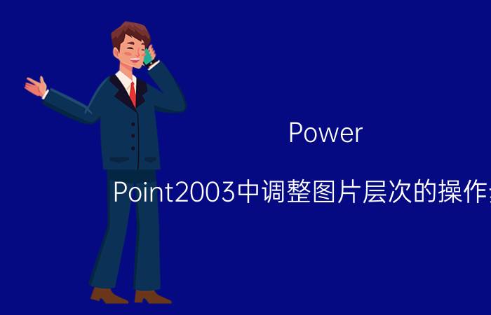 Power Point2003中调整图片层次的操作步骤